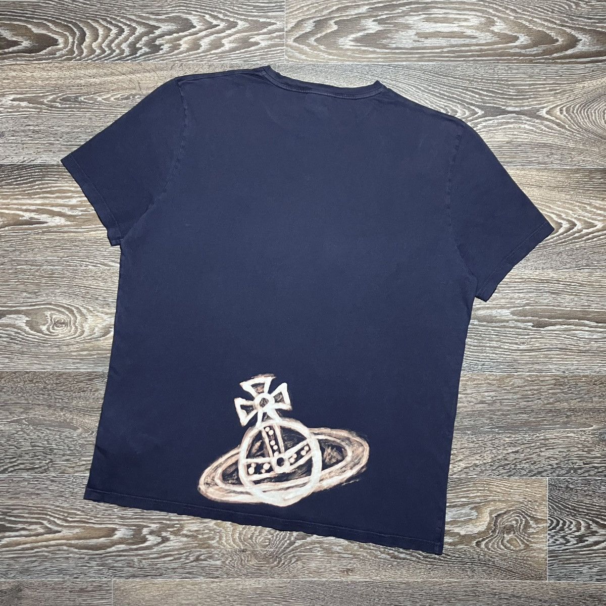 Westwood Vivienne Westwood Big Orb Custom Hand Painted Logo T Shirt Hoodie, Sweatshirt | FlexRushtees.com