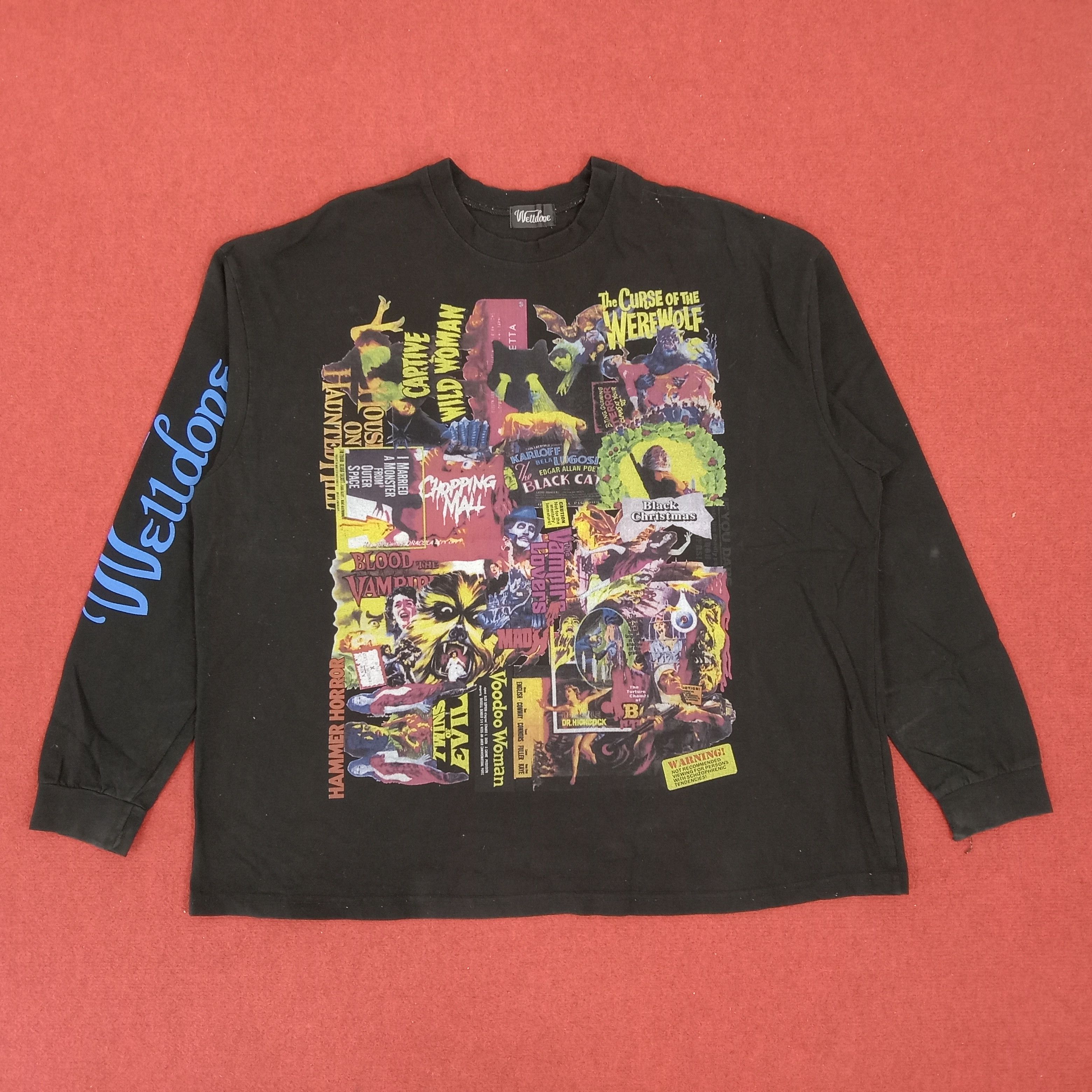 We11done Japanese Korean Brand Horror Art Design Tshirt Hoodie, Sweatshirt | FlexRushtees.com