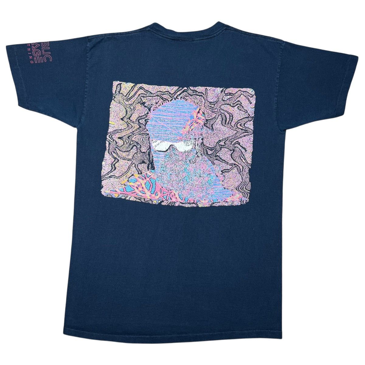 Other Vintage 1990s Public Image Clothing Trippy Psychedelic Tee