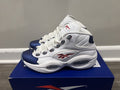 Reebok Size 9 2022 Reebok Question Mid Blue Toe Allen Iverson