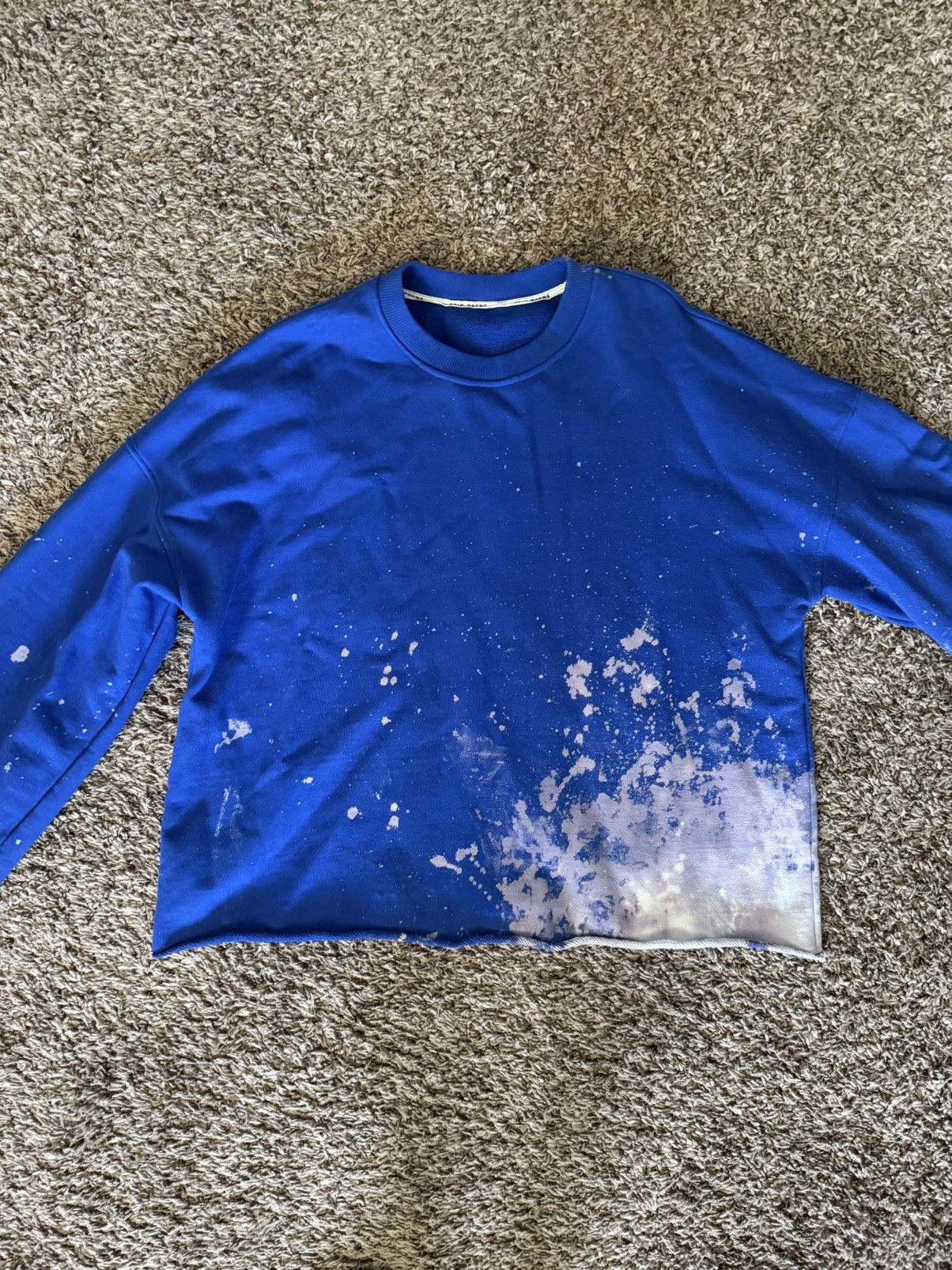 Payne Eric Payne Blue Bleached Crewneck