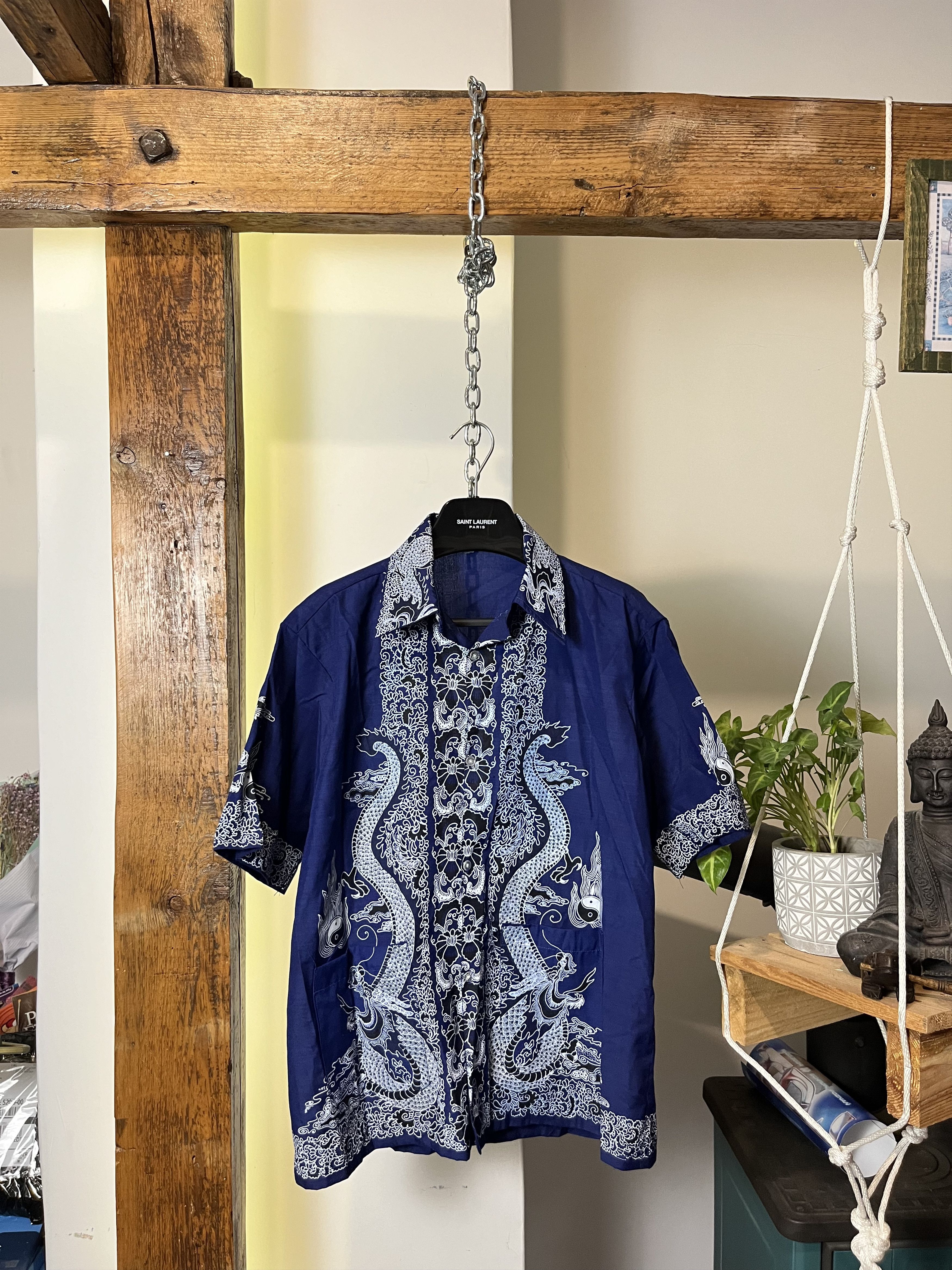 Vintage Linen China Yin Yang Fullprint Summer Shirts Hoodie, Sweatshirt | FlexRushtees.com