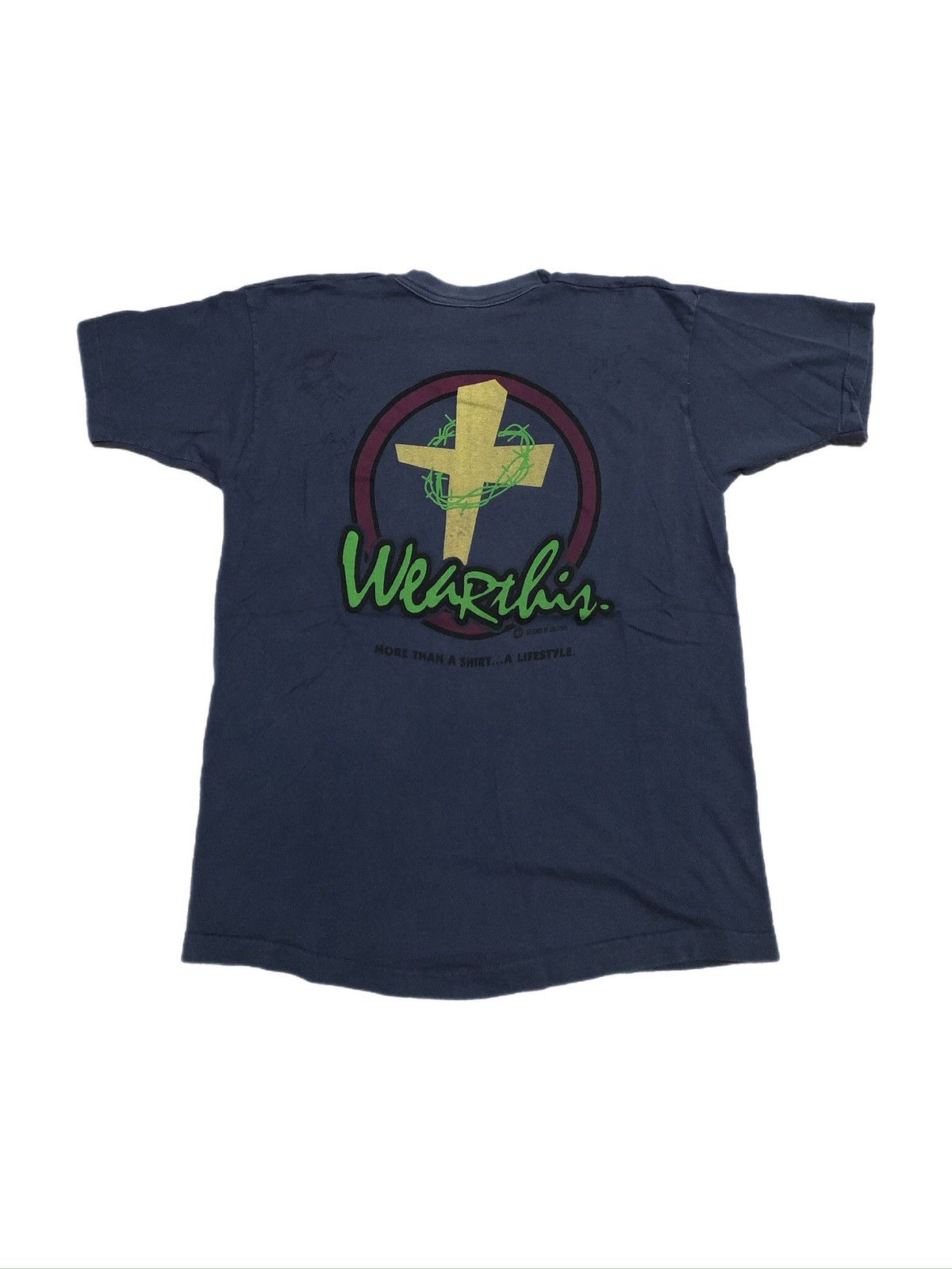 Vintage 90s Wearthis Christian Jesus Tee Hoodie, Sweatshirt | FlexRushtees.com
