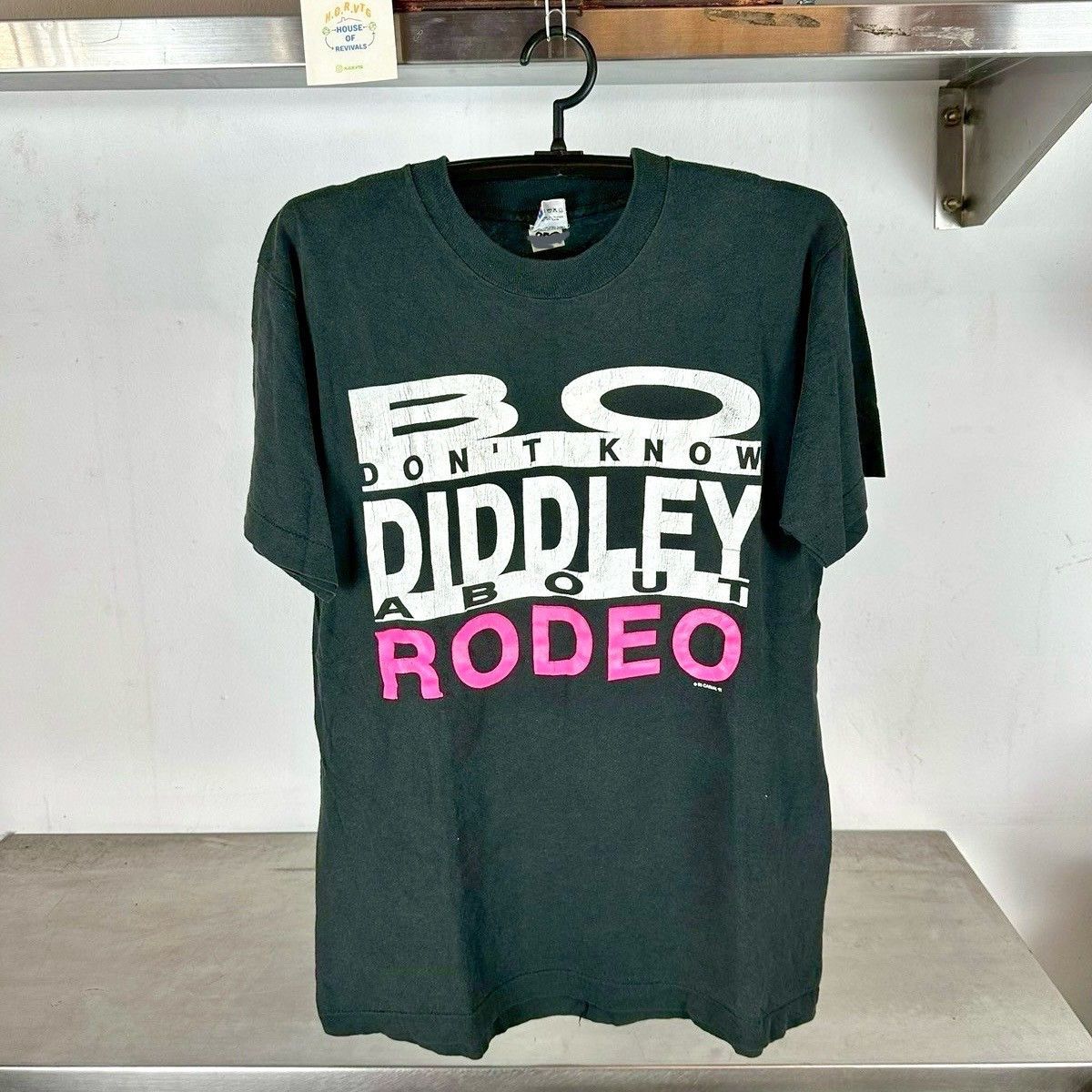 Vintage 1991 Bo Jackson Don T Know Diddley Rodeo Typography Tee Hoodie, Sweatshirt | FlexRushtees.com