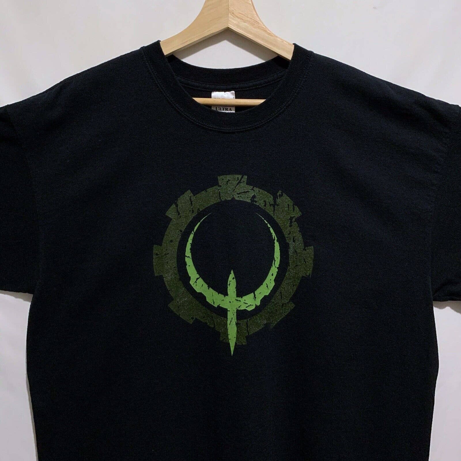 Vintage Quake 4 Video Game Promo Rare T Shirt Xl Black Y2k