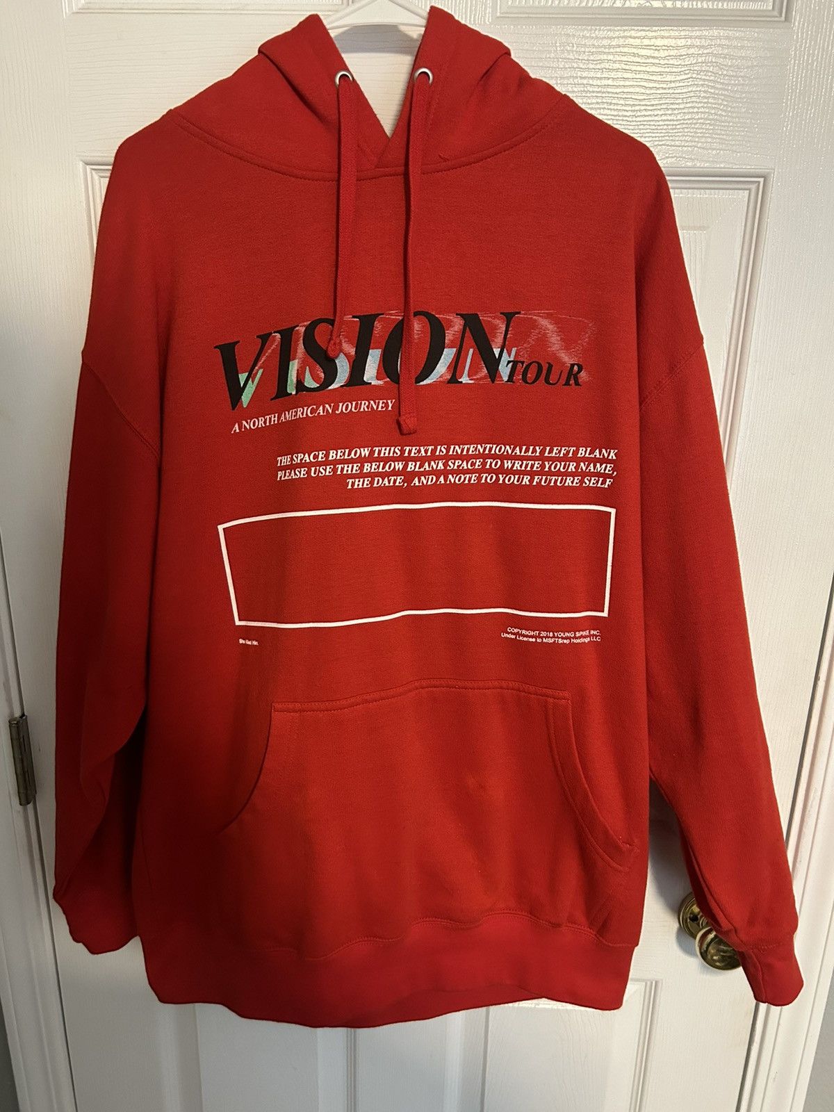 Msftsrep Jaden Smith Vision Tour Hoodie T-Shirts, Sweatshirt | FlexRushtees.com