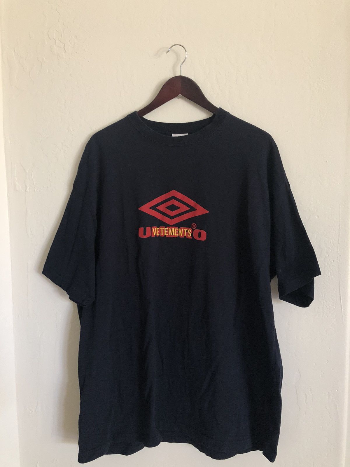 Vetements X Umbro Oversized T Shirt Hoodie, Sweatshirt | FlexRushtees.com