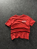 Vintage Nasa Spell Out Tee Red Big Logo Y2k Stussy Style