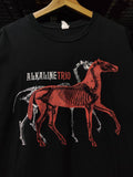 Vintage Vtg 00 S Alkaline Trio Horse Skeleton T Shirt Hoodie, Sweatshirt | FlexRushtees.com