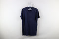 Vintage 60s 70s Streetwear Pocket T Shirt Navy Blue Usa