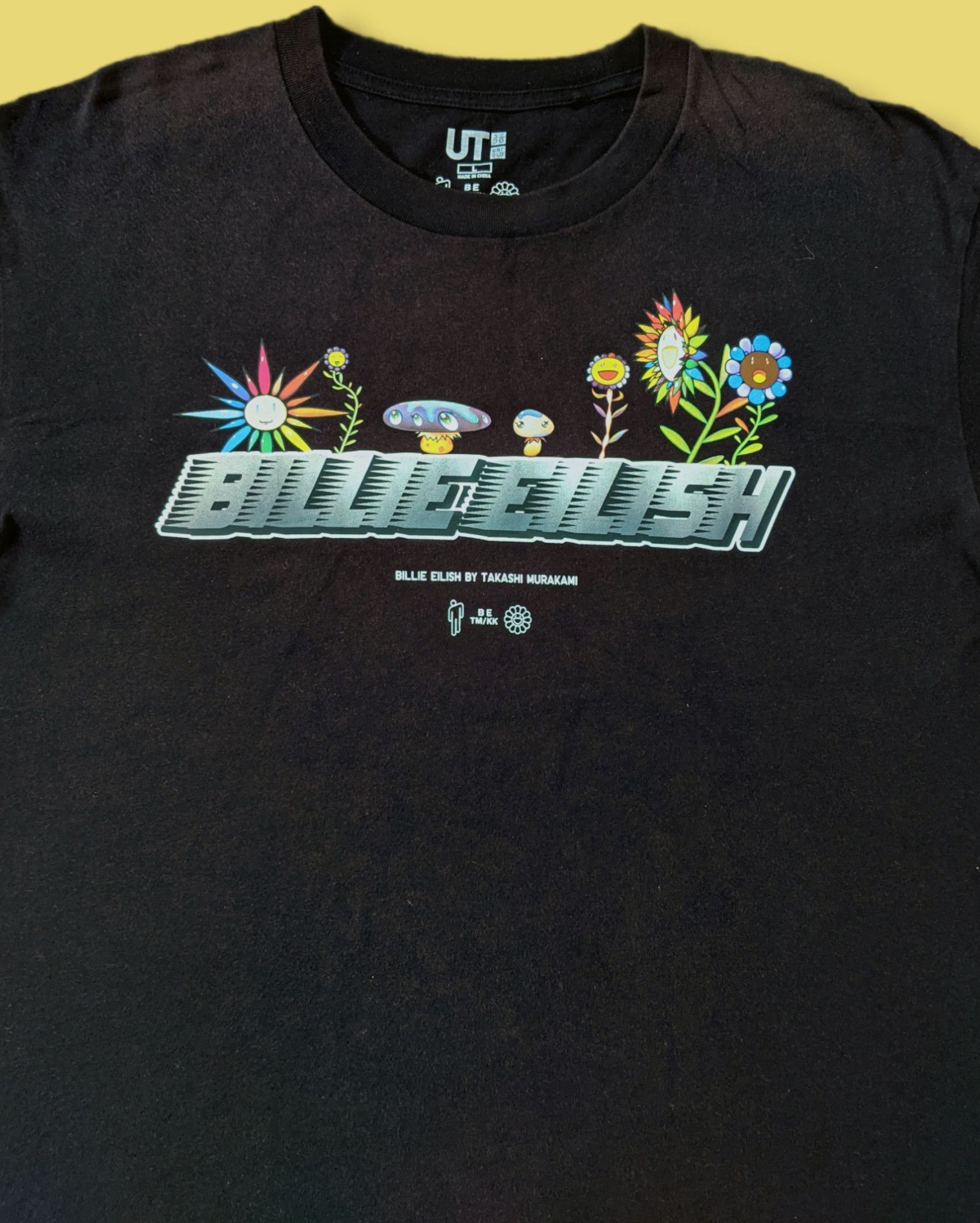 Murakami Takashi Murakami Billie Eilish Flower Mushroom Tshirt