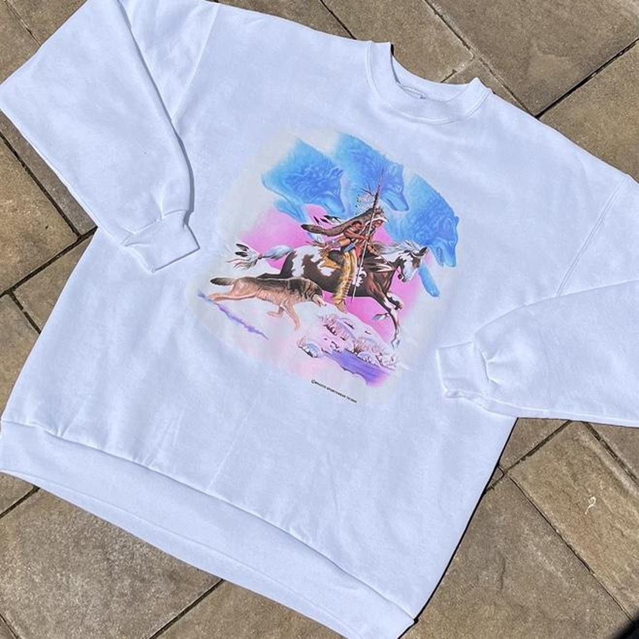Vintage Hanes Animal Nature Wildlife Crewneck Sweatshirt
