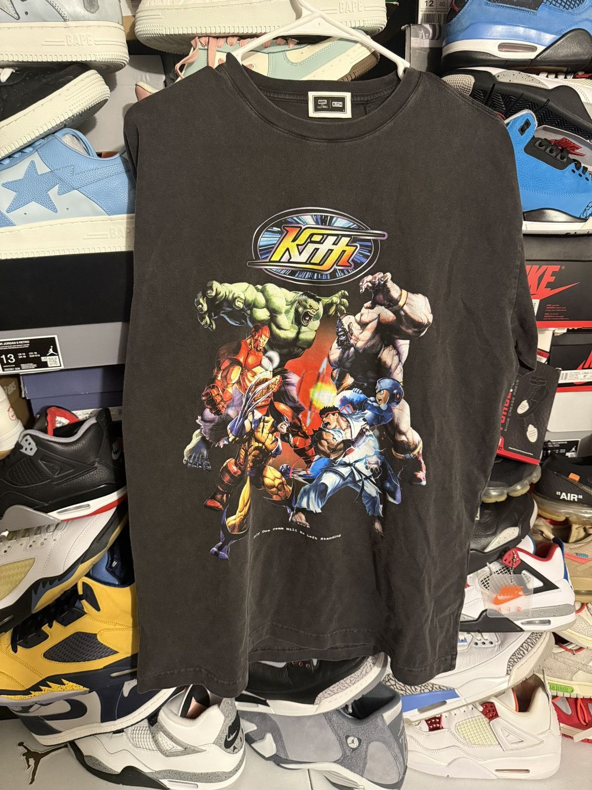 Kith Final Fight Tee Size L Hoodie, Sweatshirt | FlexRushtees.com