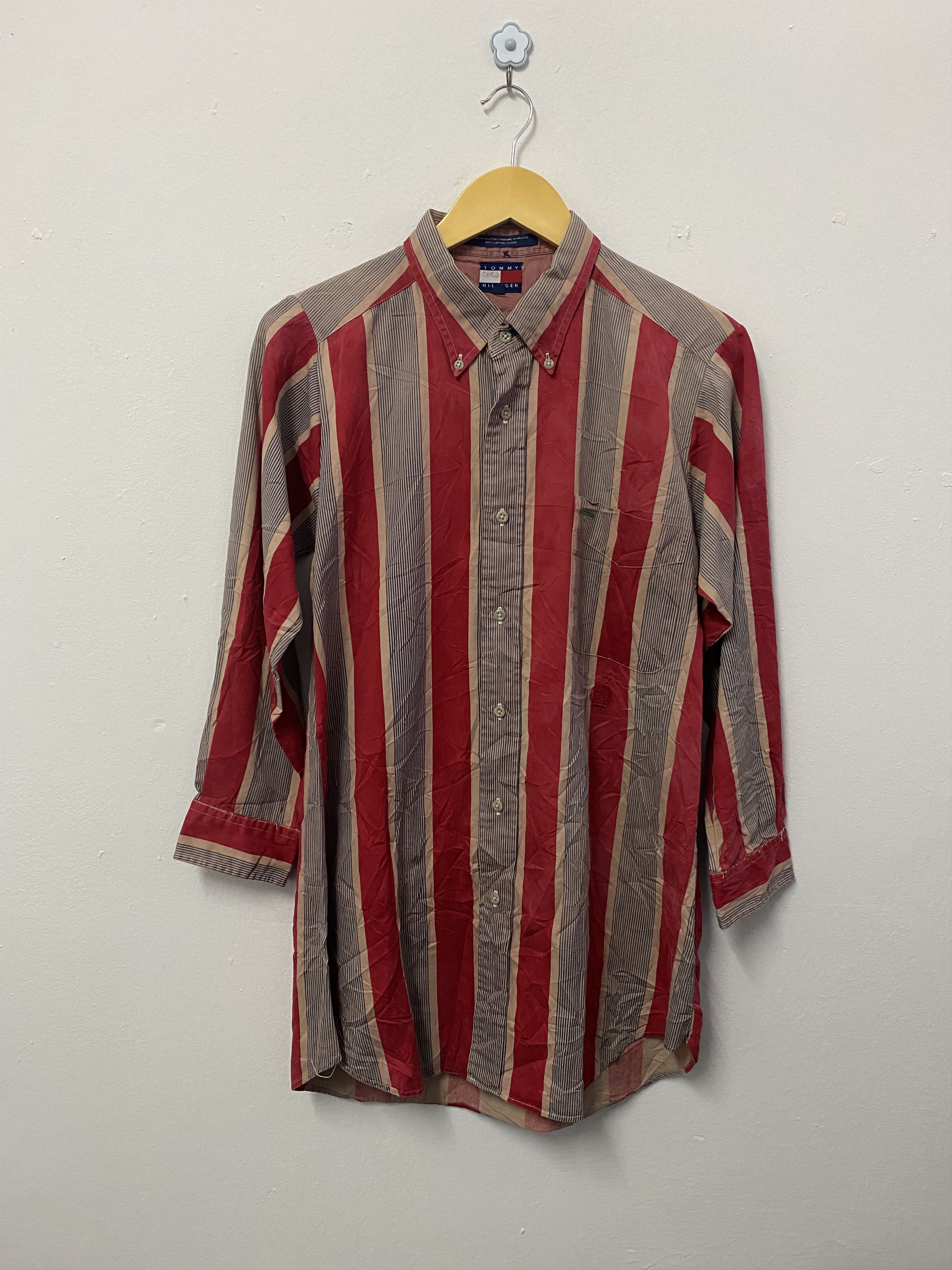 Tommy Hilfiger Vintage 90 S Tommy Hilfiger 3rd Quater Sleeve Flannel