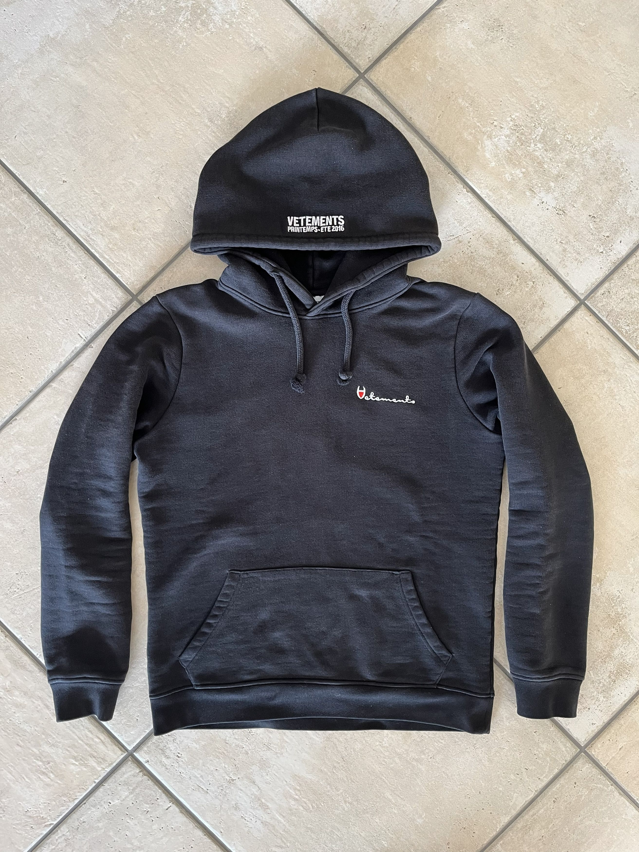 Ss16 Vetements Champion Og Hoodie T-Shirts, Sweatshirt | FlexRushtees.com