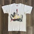 Vintage Nasa Space T Shirt Size M Back In Space Shuttle