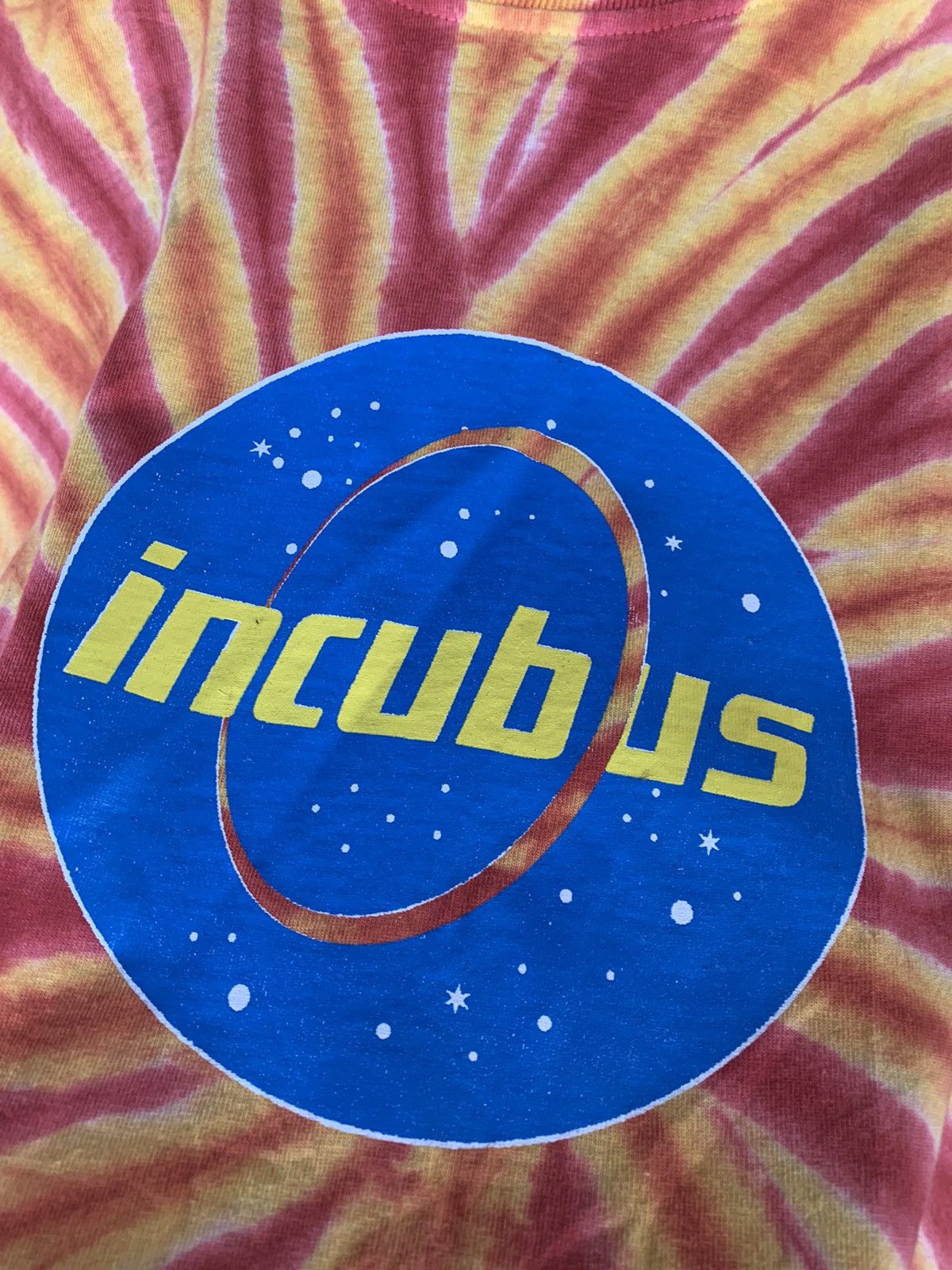 Vintage Custom Incubus Nasa Tie Dye Tee