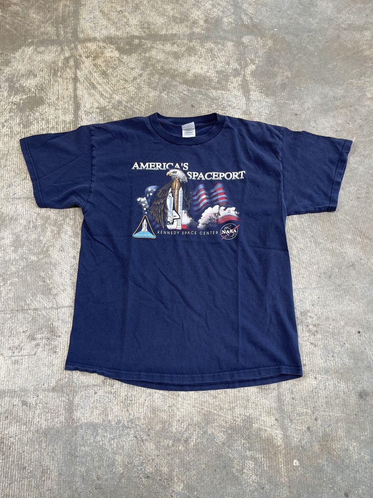 Vintage Y2k Nasa Kennedy Space Centre Tee
