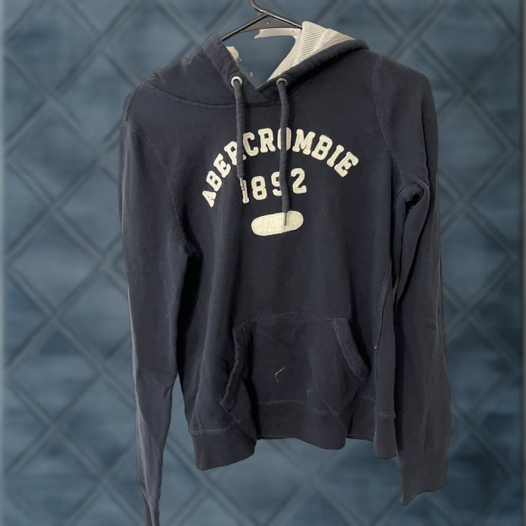 Fitch Vintage Abercrombie Fitch Sweater Womens Medium Pullover Hoodie Casual Blue Knit F