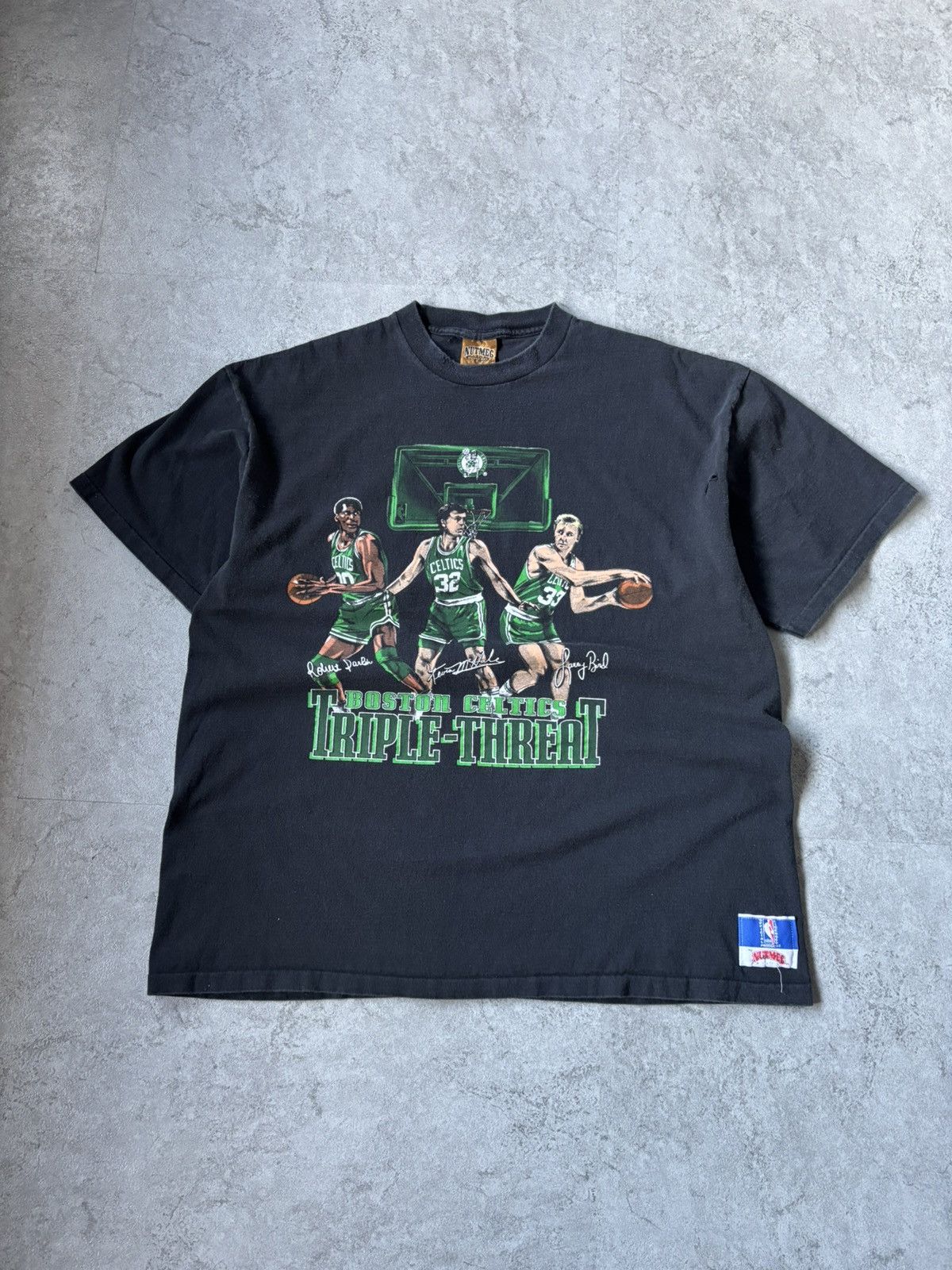 Vintage Boston Celtics Triple Threat 1990 S T-Shirts, Hoodie, Sweatshirt | FlexRushtees.com