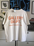 Gallery Dept Orange Cream Logo Tee Hoodie, Sweatshirt | FlexRushtees.com