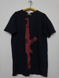 Fruit Of The Loom Thirty Seconds To Mars Gun Logo T Shirt New Official Rare