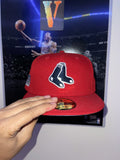 Era New Era X Mlb Boston Red Sox Fitted Baby Blue Uv Sz 7 3 8