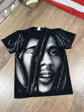 Marley Bob Marley Vintage Very Rare T Shirt Overprint Hoodie, Sweatshirt | FlexRushtees.com