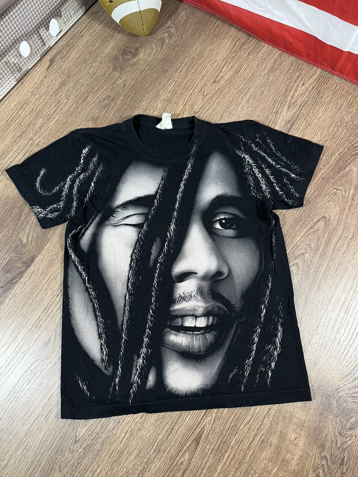 Marley Bob Marley Vintage Very Rare T Shirt Overprint Hoodie, Sweatshirt | FlexRushtees.com