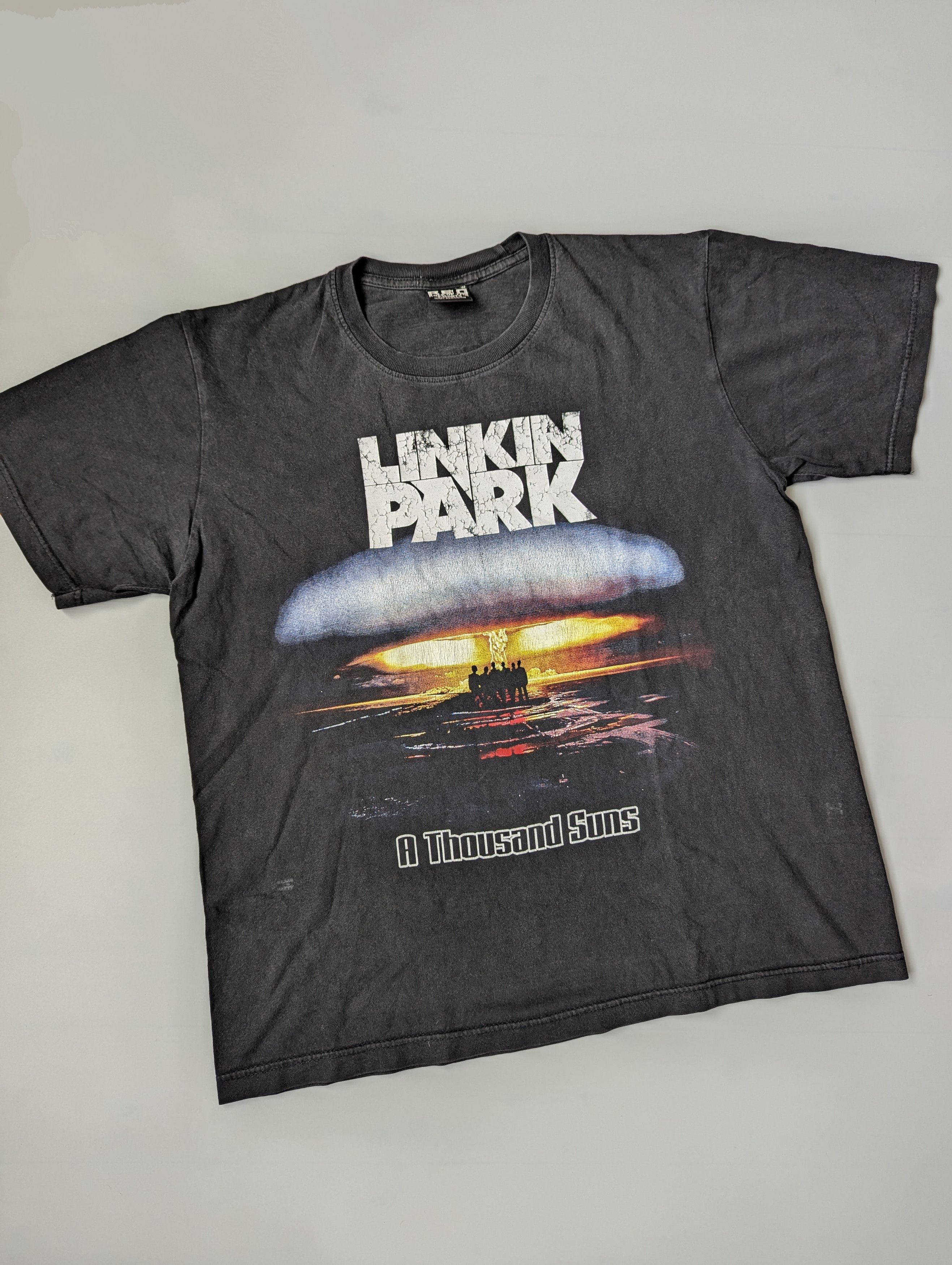 Vintage Linkin Park 1000 Suns Black T Shirt Size M L Hoodie, Sweatshirt | FlexRushtees.com