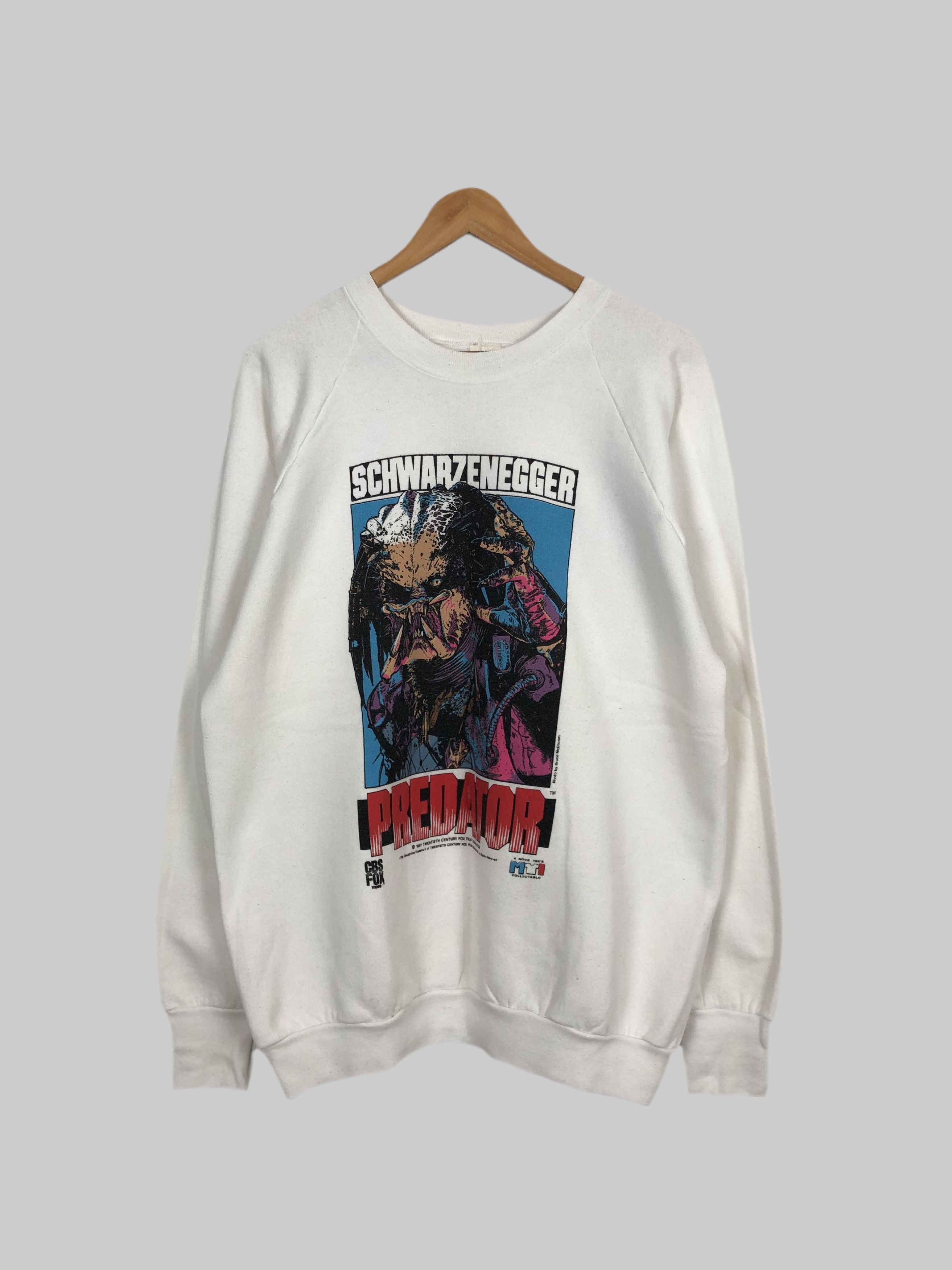 Vintage 1987 Predator Schwarzenegger Fight Club Jurassic T-Shirts, Hoodie, Sweatshirt | FlexRushtees.com