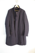 Poeme Bohemien Heavy Wool And Metal Long Overcoat