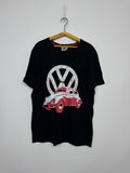 Vintage Volkswagen Big Logo Art T Shirt Hoodie, Sweatshirt | FlexRushtees.com