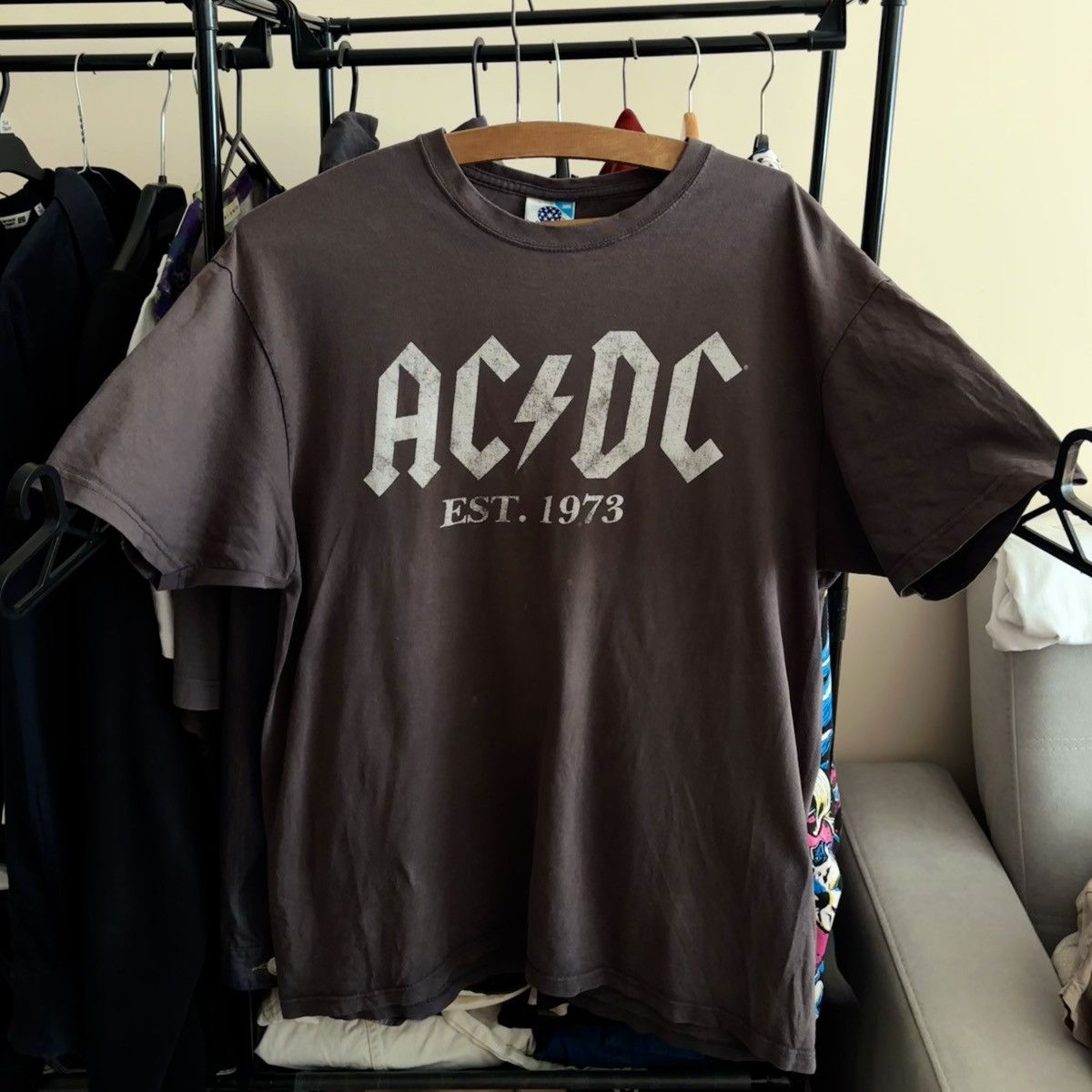 Vintage 90 S Ac Dc Bootleg T Shirt Grunge Erd Punk Hoodie, Sweatshirt | FlexRushtees.com