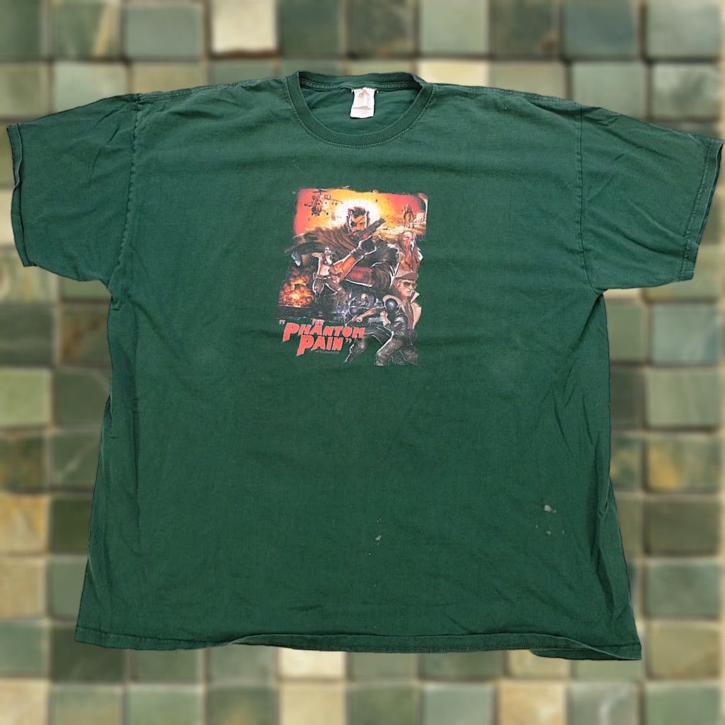 Fruit Of The Loom Vintage Rare Metal Gear Solid The Phantom Pain 2015 T Shirt 2xl Green Mens 2010s V