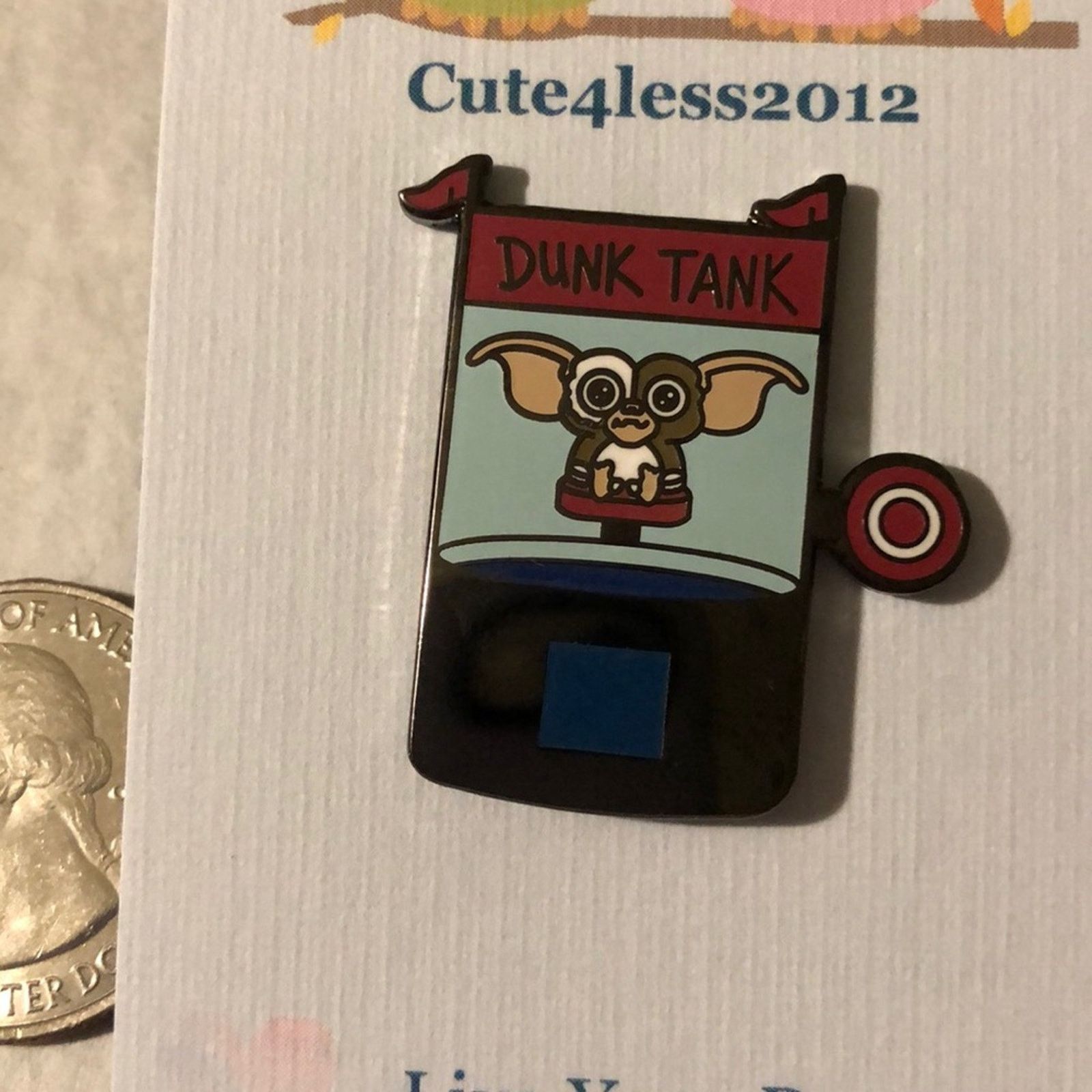 Other Gizmo From Gremlins Dunk Tank Pin Brooch