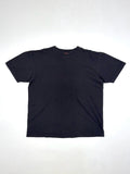 1990 S Vintage Faded Black Blank Boxy Tee Hoodie, Sweatshirt | FlexRushtees.com