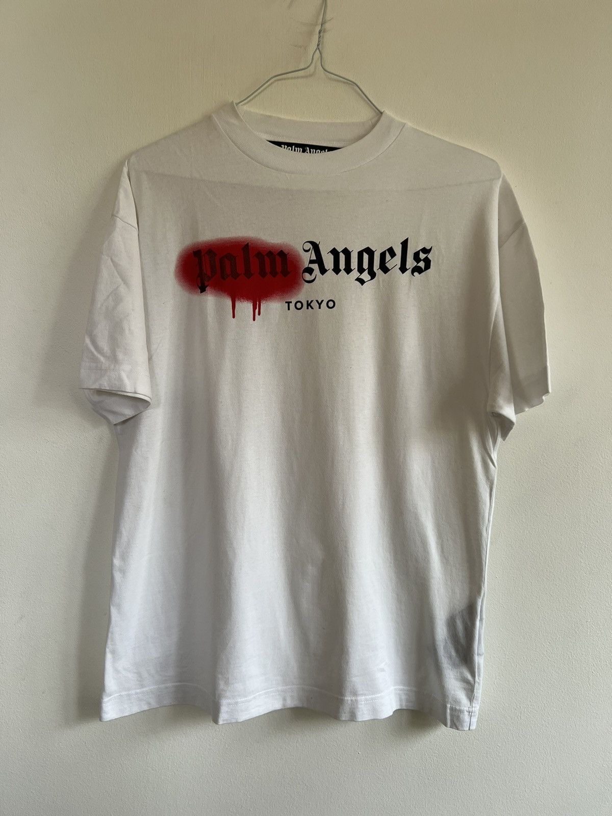 Angels Palm Angels Sprayed Tokyo Logo Tee Hoodie, Sweatshirt | FlexRushtees.com