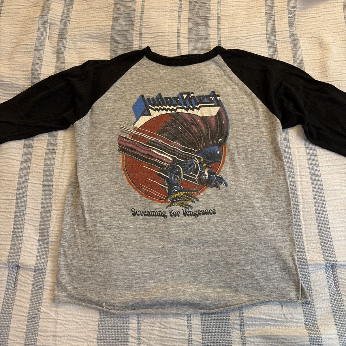 Vintage Judas Priest 1983 Rock T Shirt Screamingforvengeance Hoodie, Sweatshirt | FlexRushtees.com