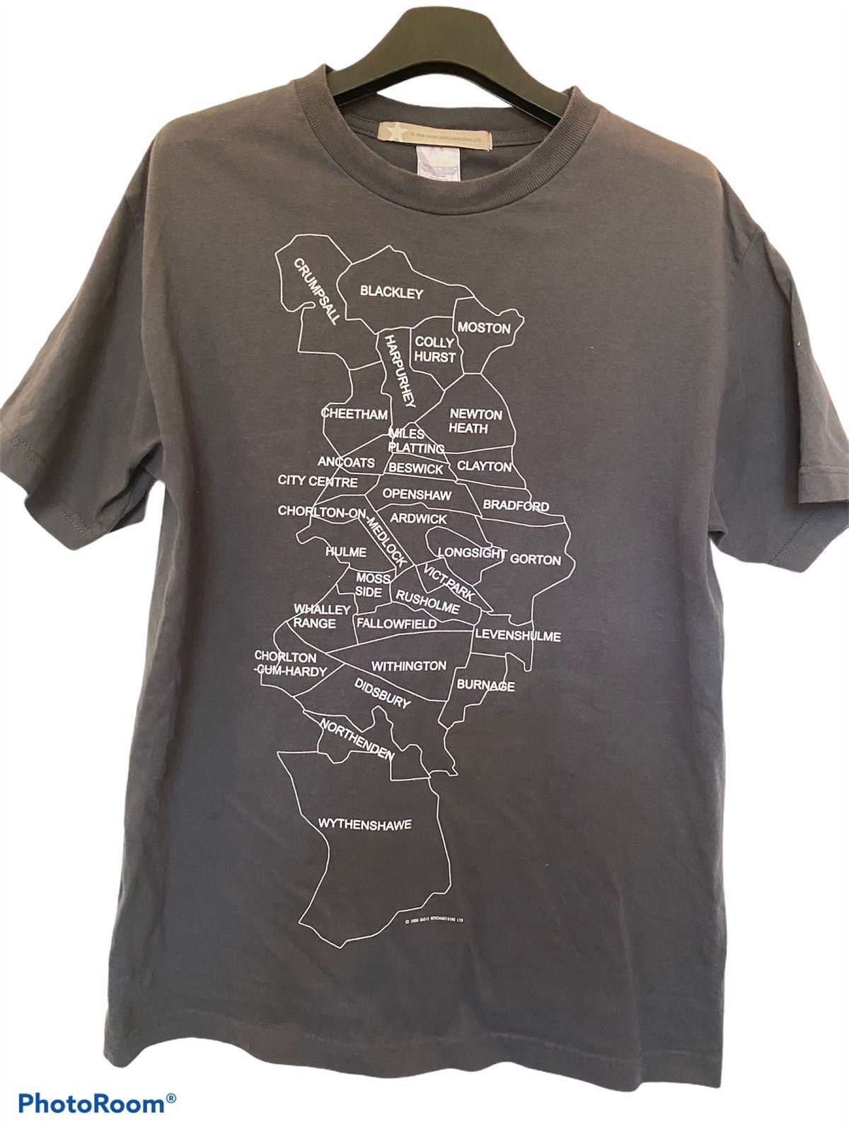 Rap Tees X Vintage Vintage Oasis Shirt 06 Manche Star Hoodie, Sweatshirt | FlexRushtees.com