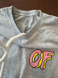 Future Odd Future Logo Front And Back Tee Gray