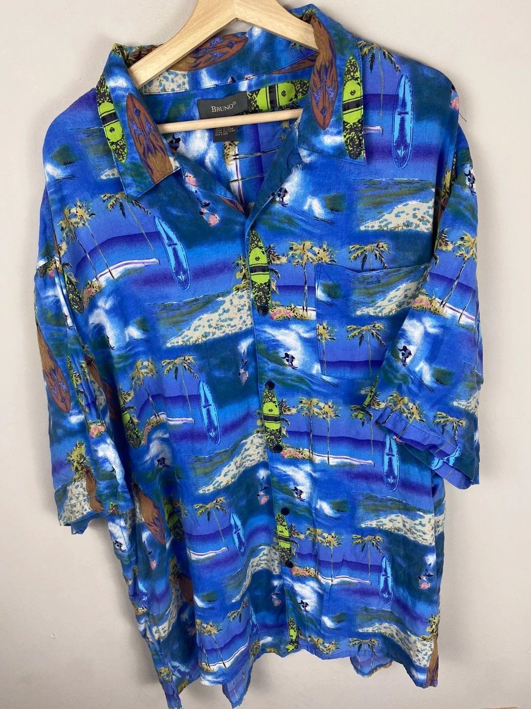 Vintage Surfer Beach Hawaiian Shirt