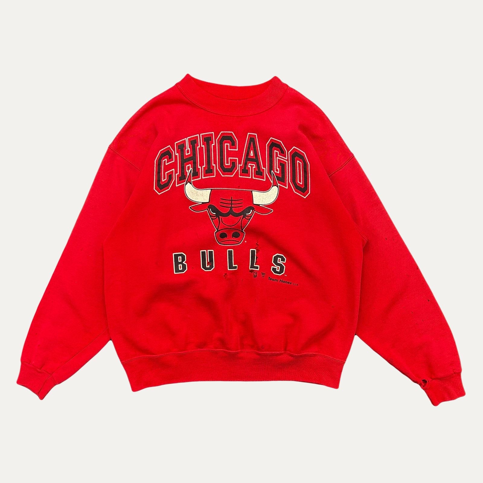 Vintage 90s Chicago Bulls Crewneck Sweatshirt T-Shirts, Hoodie | FlexRushtees.com