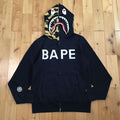 Bape Logo Shark Full Zip Hoodie A Bathing Ape Bape Camo