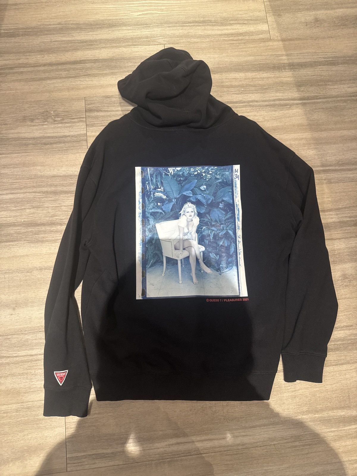 Pleasures X Guess Graphic Hoodie T-Shirts, Sweatshirt | FlexRushtees.com