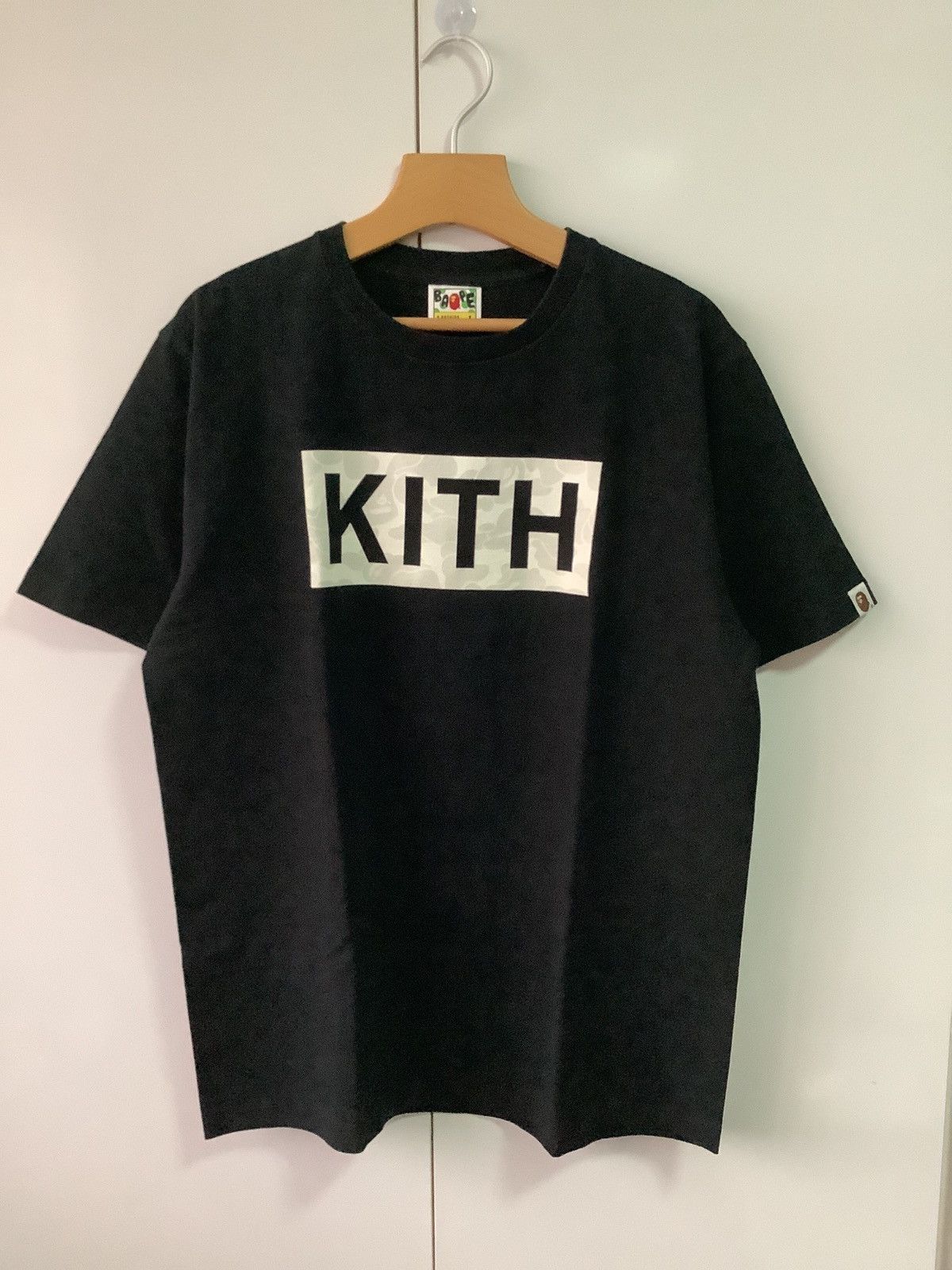 Bape X Kith Box Logo Tee Hoodie, Sweatshirt | FlexRushtees.com