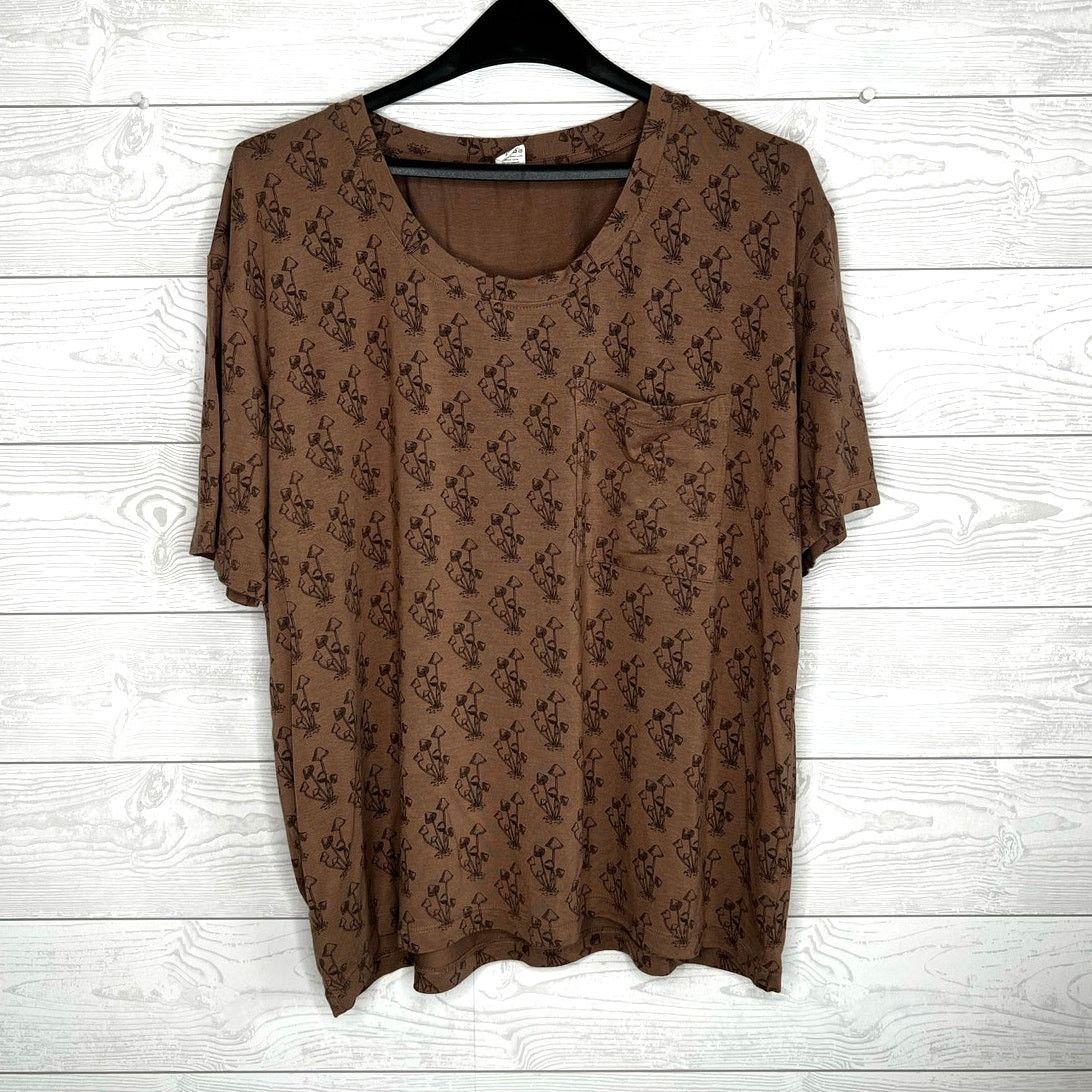 Other Kate Quinn Mushroom Forest Organic Cotton Top Size Xxl