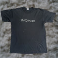 Gildan Vintage Bionic Band T Shirt Mens Large Black Canadian Rock Grunge Tour Y2k 90 S Mens L Black Hoodie, Sweatshirt