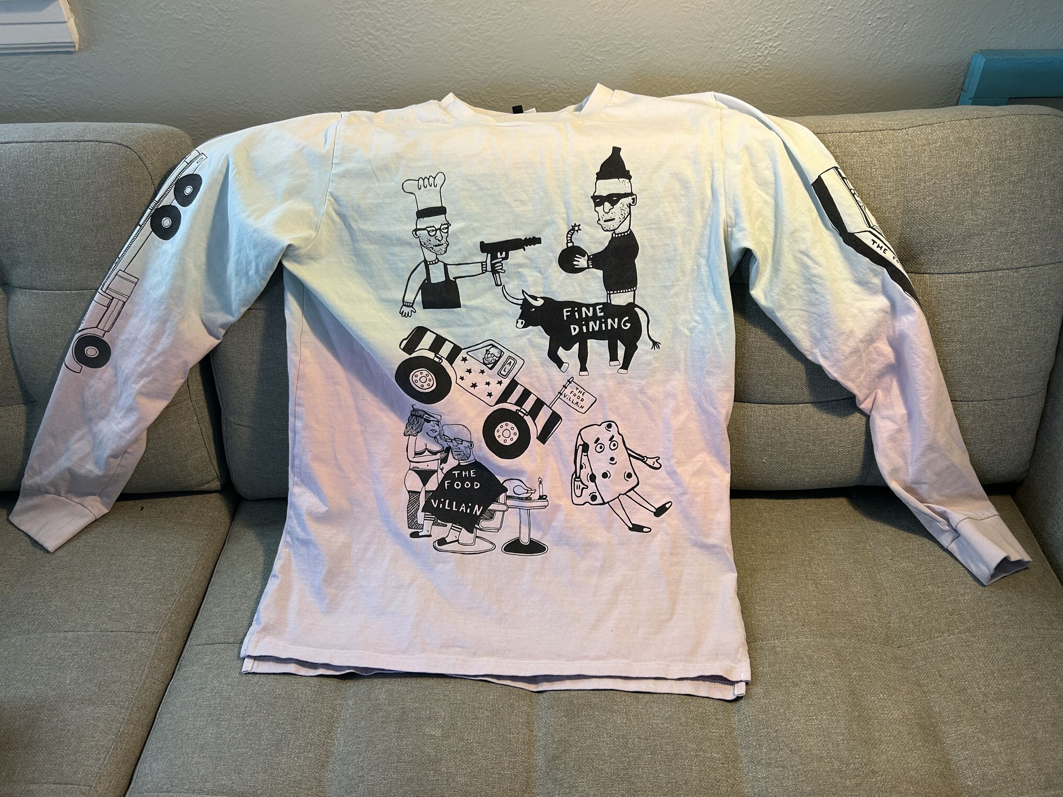 The Alchemist Alc Records Food Villain Long Sleeve T Shirt