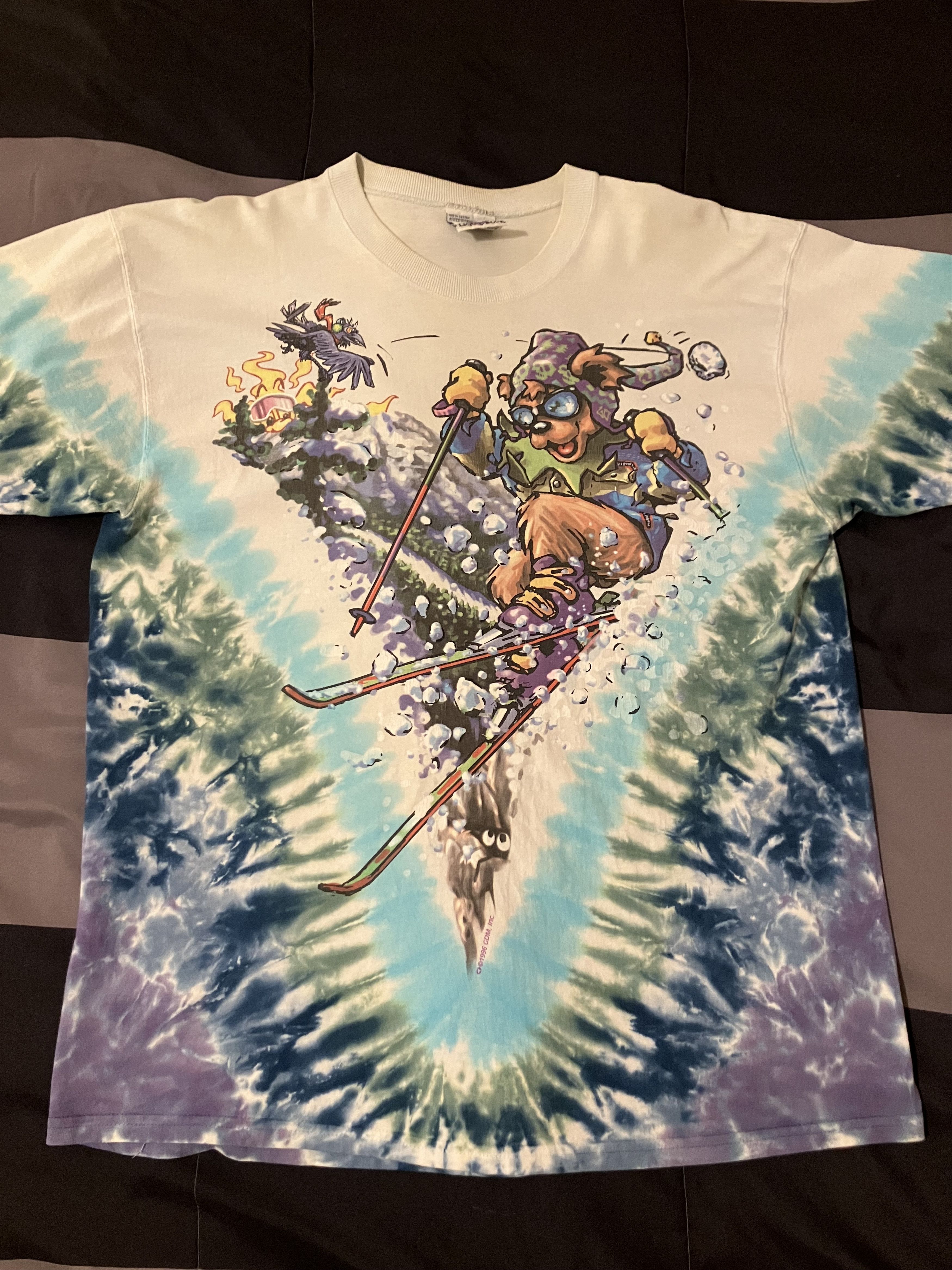 Dead Vintage Grateful Dead Ski Dead 1996 Liquid Blue Shirt Hoodie, Sweatshirt | FlexRushtees.com